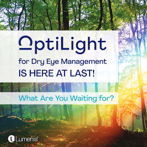 OptiLight for Dry Eye Management is here at last!
